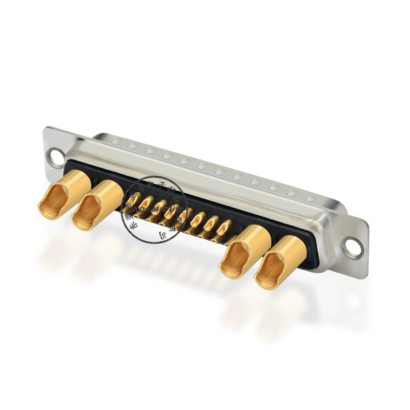 professional fanufacturer of high power D-SUB 21W4 male solder type connector