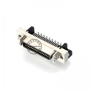 Top standard SCSI 36 pin CN female connector zinc alloy