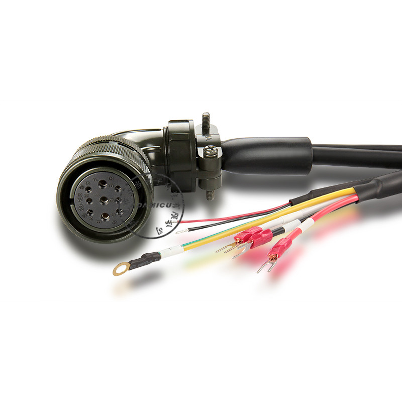 power supply cable Delta standard servo motor power cable ASD-B2-PW1103